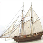 New DIY Ship Building Kit Classics Ancient Ship Wood Model Building Kits Havey Wooden Sailboat Home Desk Decorations
