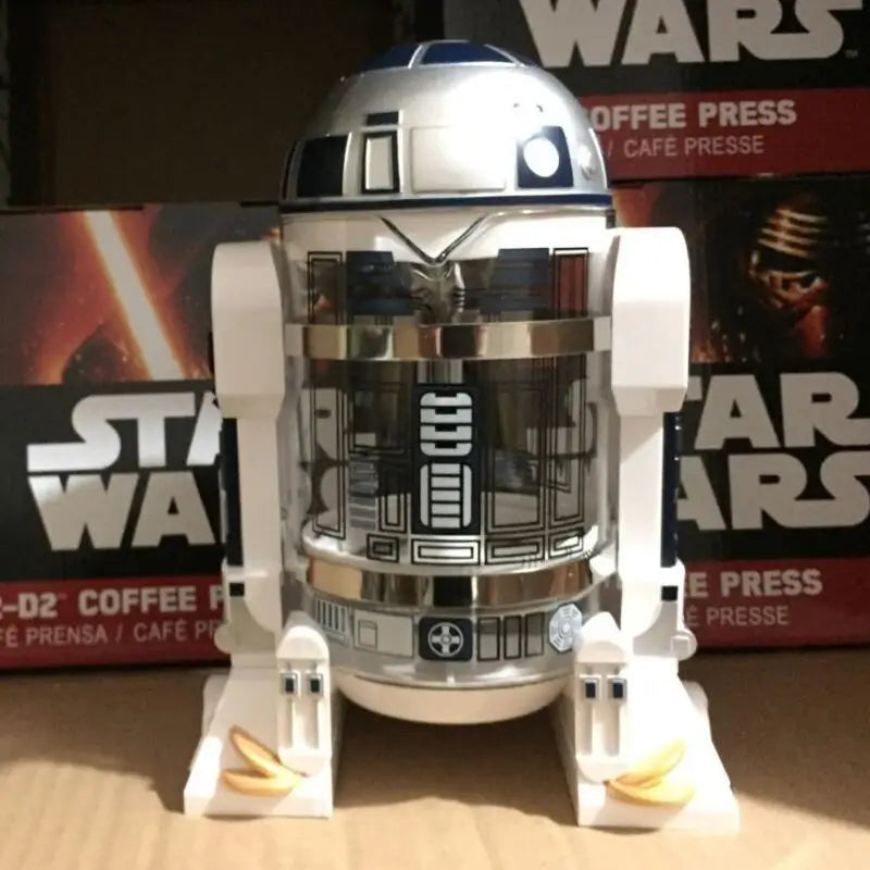 ⭐Star Wars R2-D2 Kaffeebereiter | 960ml French Press | Roboter Kanne Edelstahl