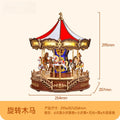 DIY Carousel Music Box, Handmade Music Box, Fun Assembly Blocks, Children's Gift, Decoration