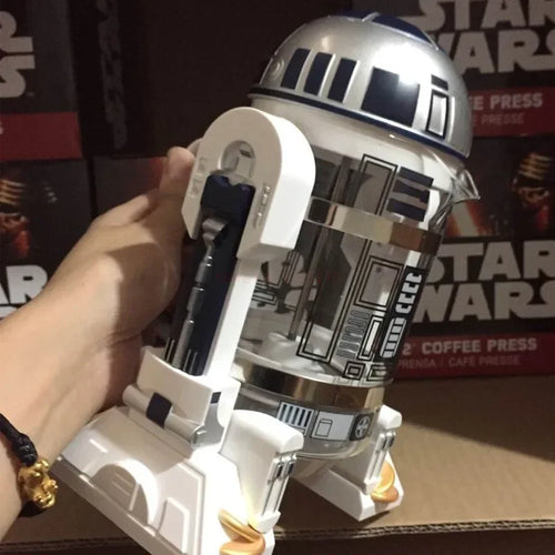 ⭐Star Wars R2-D2 Kaffeebereiter | 960ml French Press | Roboter Kanne Edelstahl