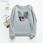 Women Funny Dog Lover Hoodies A Schnauzer Stole My Heart Graphic Print Sweatshirt Harajuku Kawaii Winter/Spring/Autumn Clothes