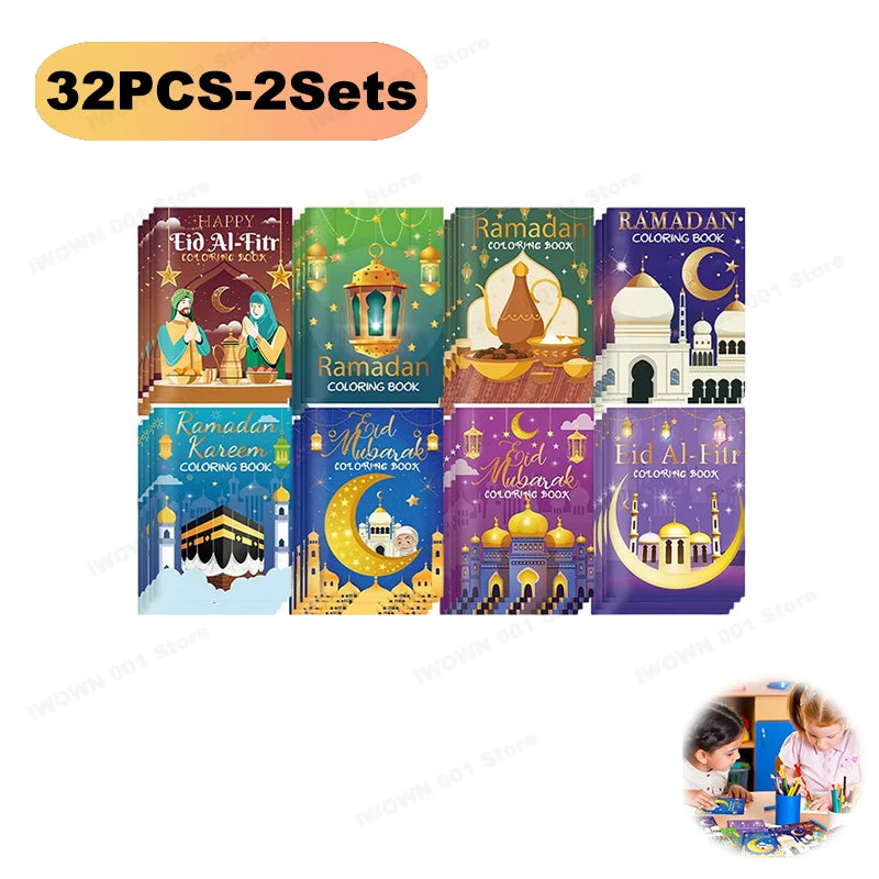 ⭐Ramadan Malbuch für Kinder | Mini DIY Malheft Set | Gastgeschenk & Party Mitgebsel