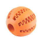 Hundespielzeugball, ungiftiger, bissfester Spielzeugball für Hunde, Welpen und Katzen, Futterspender für Hunde und Katzen, Kau- und Zahnreinigungsball