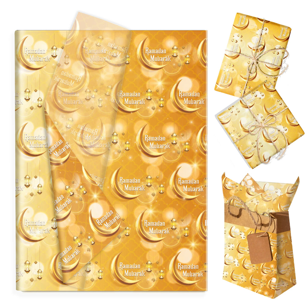 ⭐Ramadan Seidenpapier Set | Eid Geschenkverpackung | Transparentes Deko Papie