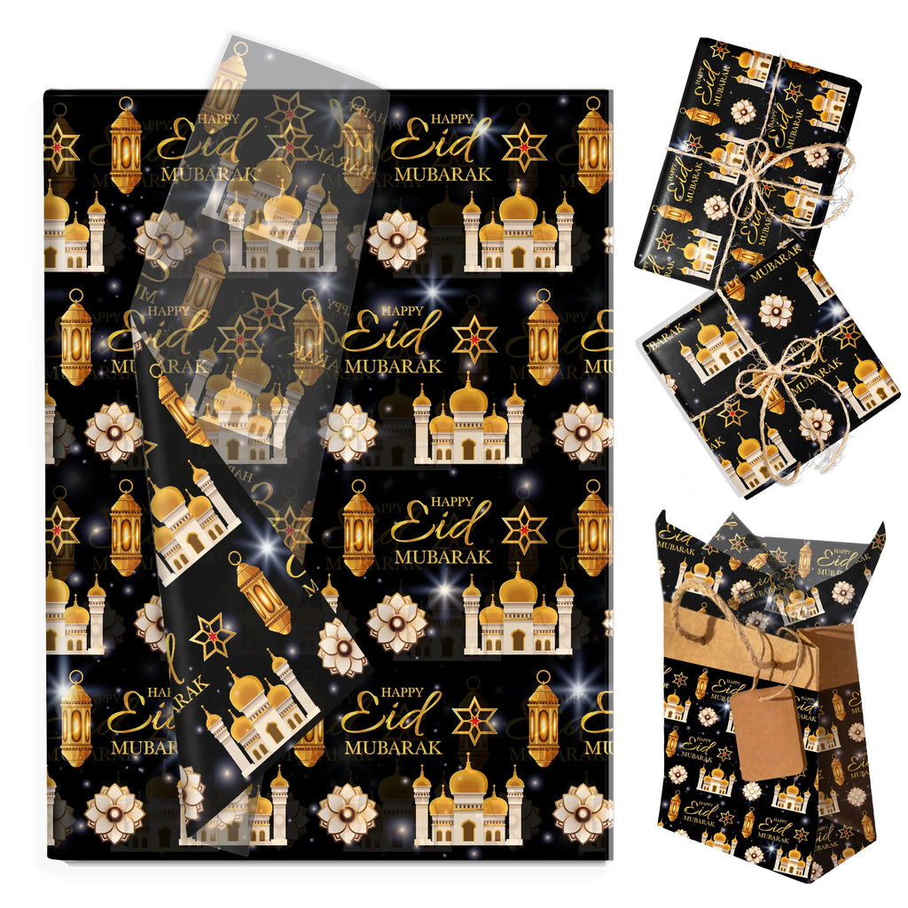 ⭐Ramadan Seidenpapier Set | Eid Geschenkverpackung | Transparentes Deko Papie