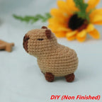 ⭐ DIY Häkelset Capybara | Anfänger Amigurumi Kit | Wasserschwein mit Video & Garn