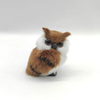 ⭐Plüsch Eule Deko Figur | Realistisches Kunstfell Ornament | Weihnachtsbaum Anhänger & Geschenk