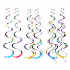 Iridescent Star Moon Circle Garland Ramadan EID Mubarak Birthday Party Decorations Hanging Crescent Twinkle Little Star Streamer