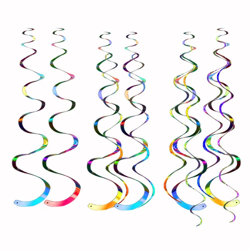 Iridescent Star Moon Circle Garland Ramadan EID Mubarak Birthday Party Decorations Hanging Crescent Twinkle Little Star Streamer