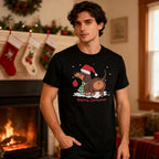 ⭐ Dackel T-Shirt Weihnachten | 100% Baumwolle | Lustiges Dachshund Motiv | Damen & Herren