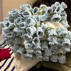 ⭐ 3D Blumen Decke gestrickt | Weicher Überwurf Floral | Sofa Kuscheldecke | 80-160cm