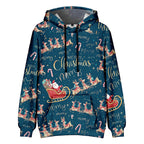 ⭐ Ugly Christmas Hoodie Damen & Herren | 3D Druck Weihnachtspullover | Lustig & Bunt