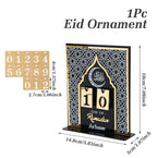 Ramadan Countdown Calendar Eid Mubarak Ornament Ramadan Decoration 2026 For Home Ramadan Kareem Islamic Muslim Party Decor Gifts