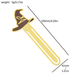 ⭐ Metall Lesezeichen "Magie" | Zauberer Buchzeichen | Geschenk für Lehrer & Schüler