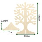 ⭐ 10x DIY Holzanhänger Bastelset | Baumschmuck Holz zum Bemalen | Geschenkanhänger Natur