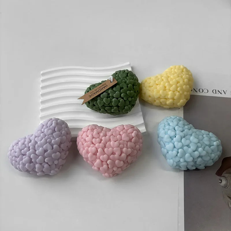 ⭐3D Silikonform Herz-Rose | Kerzen & Seifen Gießform | DIY Backzubehör & Resin