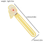 ⭐ Metall Lesezeichen "Magie" | Zauberer Buchzeichen | Geschenk für Lehrer & Schüler