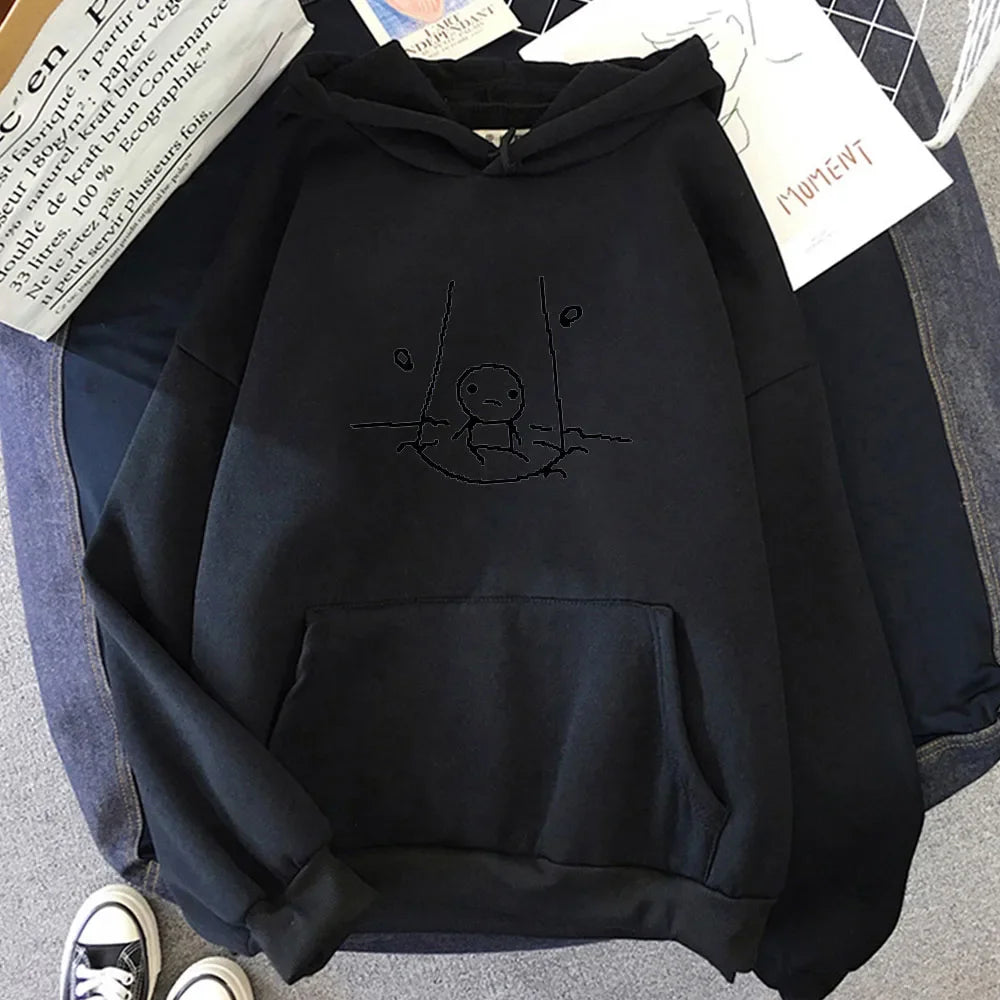 The Binding of Isaac Graphic Hoodies Long Sleeve Funny Sweatshirt Graphic Printing Casual Clothing Fashion Sudaderas Pullovers