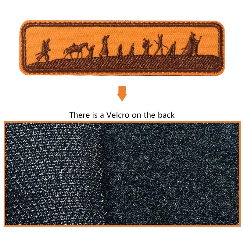 ⭐Migrate Journey Stick-Patch | Klett-Abzeichen Ramadan | DIY Deko für Rucksack & Cap