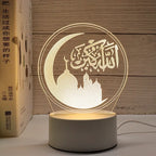 ⭐3D LED Nachtlicht Ramadan | Acryl Deko Lampe | USB Stimmungslicht Eid