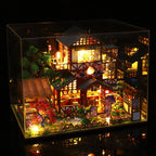 ⭐ DIY Miniatur Haus Bausatz Holz | Asiatischer Teegarten & Puppenhaus | Modellbau 14+ Deko
