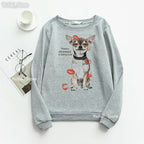 Women Funny Dog Lover Hoodies A Schnauzer Stole My Heart Graphic Print Sweatshirt Harajuku Kawaii Winter/Spring/Autumn Clothes