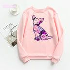 Women Funny Dog Lover Hoodies A Schnauzer Stole My Heart Graphic Print Sweatshirt Harajuku Kawaii Winter/Spring/Autumn Clothes