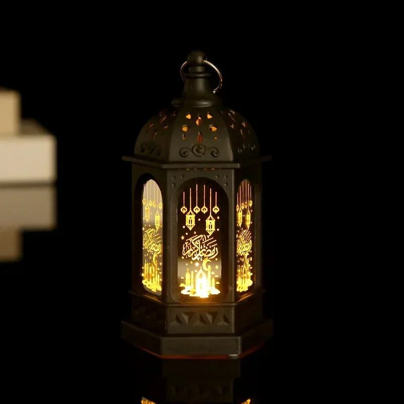 ⭐ LED Ramadan Laterne Deko | Eid Mubarak Licht | Batteriebetriebenes Nachtlicht | Islamisches Geschenk