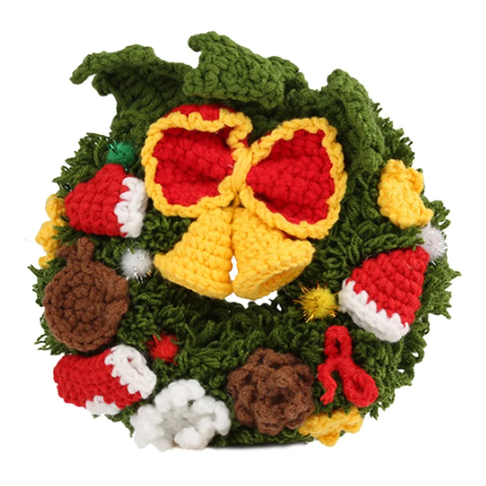 ⭐ DIY Häkelset Weihnachtskranz | Anfänger Kit mit Video-Anleitung | Santa & Schneemann