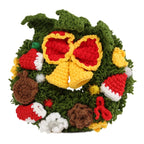 ⭐ DIY Häkelset Weihnachtskranz | Anfänger Kit mit Video-Anleitung | Santa & Schneemann