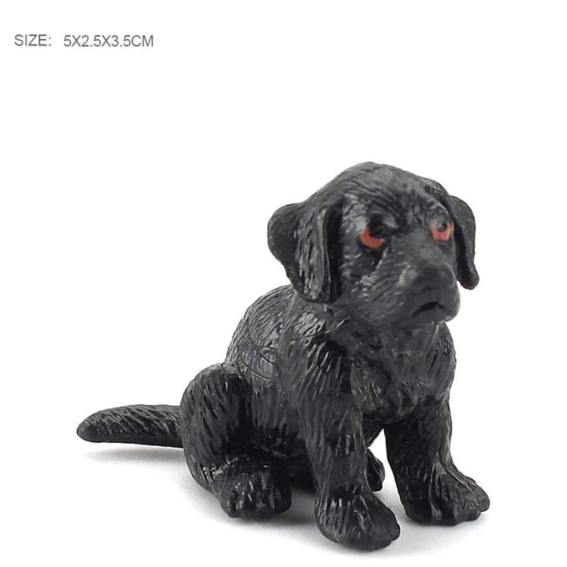 ⭐ Miniatur Hundefigur Deko | Realistische PVC Figur für Bonsai Auto & Schreibtisch