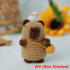 ⭐ DIY Häkelset Capybara | Anfänger Amigurumi Kit | Wasserschwein mit Video & Garn