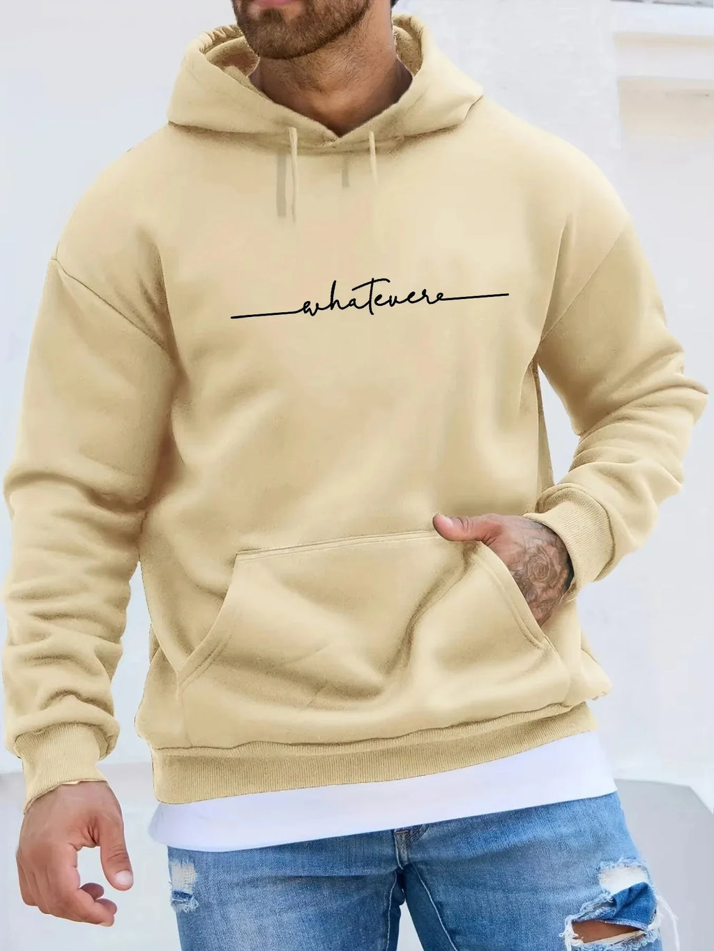 ⭐ Katzen Hoodie Weihnachten | Warmes Fleece Innenfutter | Cat & Tree Print | Unisex S-3XL
