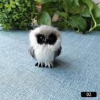 ⭐Plüsch Eule Deko Figur | Realistisches Kunstfell Ornament | Weihnachtsbaum Anhänger & Geschenk