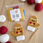 DIY Crochet Kit for Beginners Suitable for Handcrafting, Gifting to Best Friends/Pals, Parent-Child Interaction, and Cognitive D