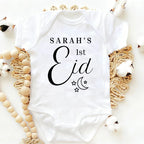 ⭐Personalisierter Baby Body "Mein Erstes Eid" | Wunschname Aufdruck | Islamisches Geschenk zur Geburt