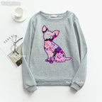 Women Funny Dog Lover Hoodies A Schnauzer Stole My Heart Graphic Print Sweatshirt Harajuku Kawaii Winter/Spring/Autumn Clothes