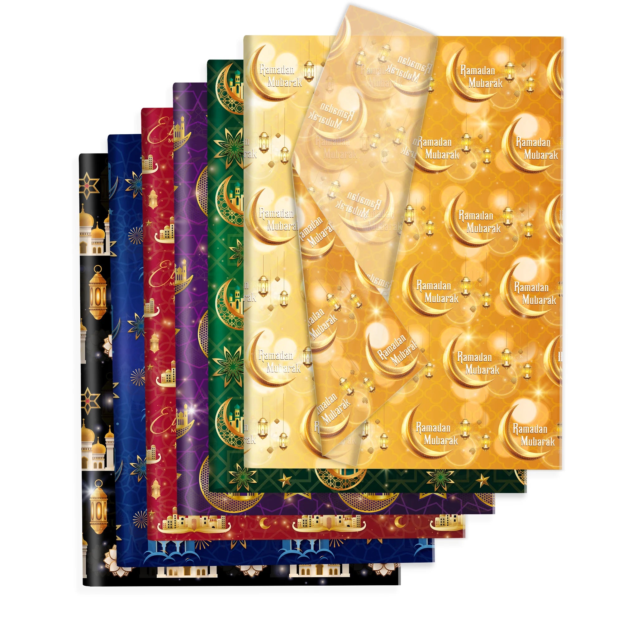 ⭐Ramadan Seidenpapier Set | Eid Geschenkverpackung | Transparentes Deko Papie