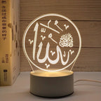 ⭐3D LED Nachtlicht Ramadan | Acryl Deko Lampe | USB Stimmungslicht Eid
