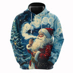⭐ 3D Santa Hoodie Familie | Weihnachtsmann Pullover für Kinder & Erwachsene | XS-6XL
