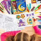 ⭐Ramadan Malbuch für Kinder | Mini DIY Malheft Set | Gastgeschenk & Party Mitgebsel