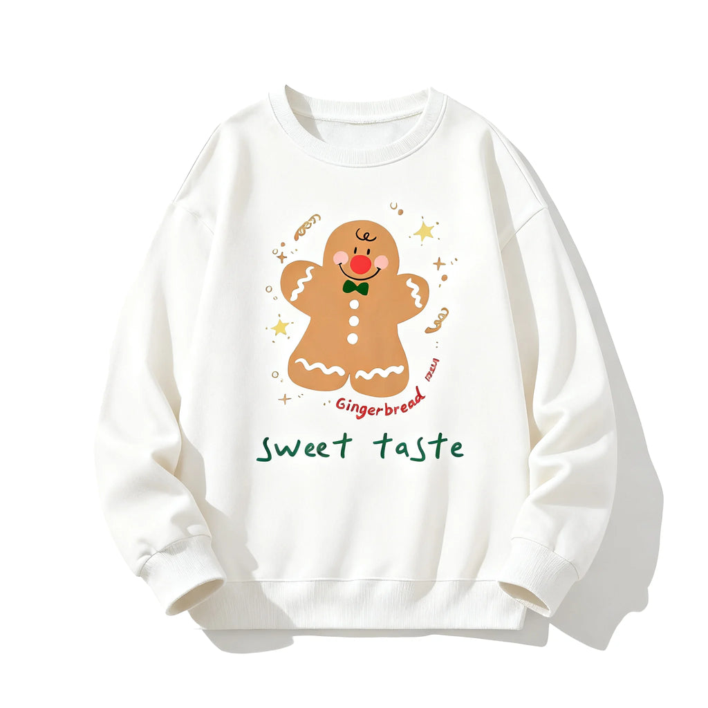 ⭐ Weihnachts Hoodie Lebkuchenmann | Baumwolle Sportlich | Unisex Damen Herren & Teens