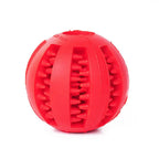 Hundespielzeugball, ungiftiger, bissfester Spielzeugball für Hunde, Welpen und Katzen, Futterspender für Hunde und Katzen, Kau- und Zahnreinigungsball