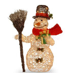 ⭐ LED Weihnachtsdeko Garten Hund | Beleuchtete Acryl Figur 35cm | Batteriebetrieben Aussen