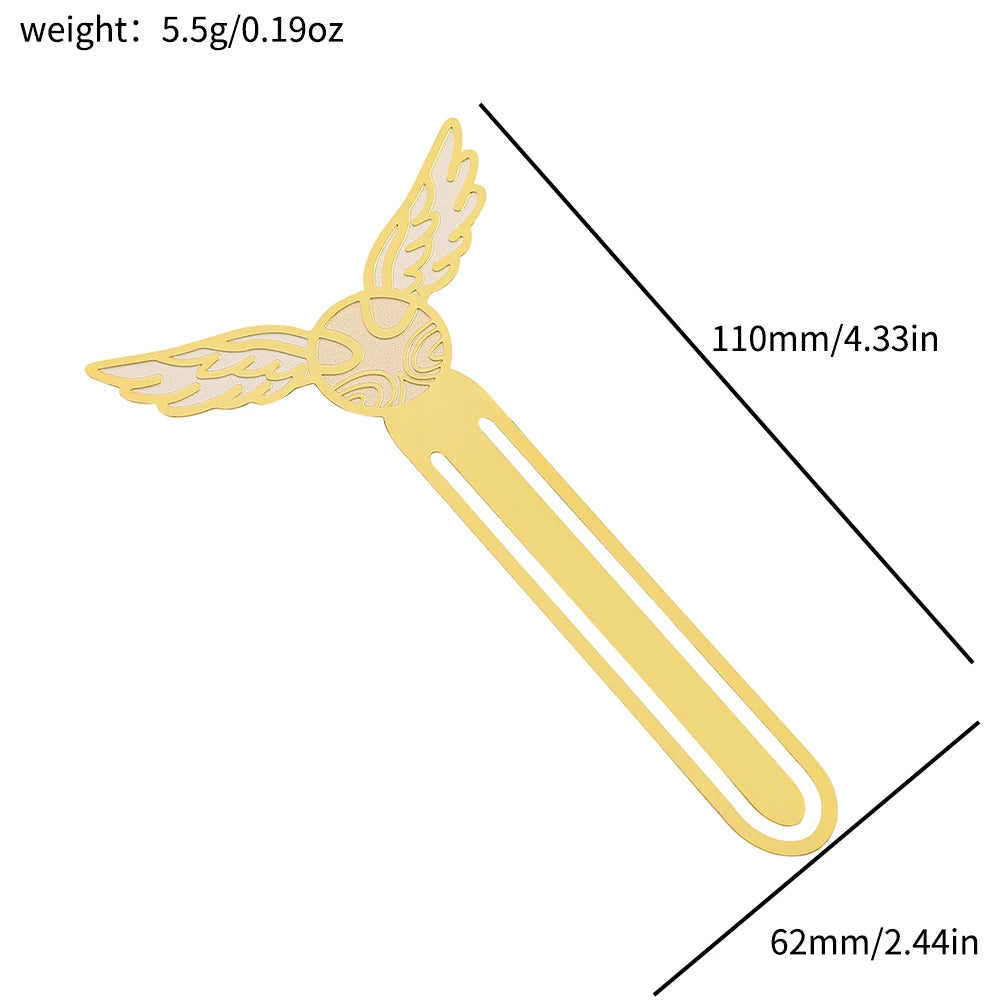⭐ Metall Lesezeichen "Magie" | Zauberer Buchzeichen | Geschenk für Lehrer & Schüler