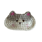 ⭐ Häkel Haarspange Handgemacht | Süße Tier Motive Hund & Katze | Yarn Hair Clip | 1 Stück