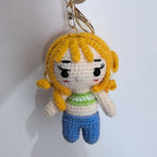 Handmade Crochet Anime Characters Keychain Perfect Gift Doll Key Ring Pendant Kawaii Figure Decoration Gift