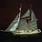 New DIY Ship Building Kit Classics Ancient Ship Wood Model Building Kits Havey Wooden Sailboat Home Desk Decorations