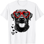 Black Lab Valentine s Day For Dog Pet Lover Men Women T-Shirt Hoodie.
