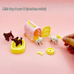 ⭐ Puppenhaus Zubehör Haustiere | Mini Hund & Katze 1:12 | Kawaii Spielzeug Set ab 3J